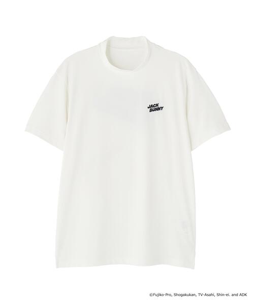 Jack Bunny!!(ジャックバニー)の「【Jack Bunny!!】【ドラえもん】ストレッチジャガード半袖モックネックカットソー(Tシャツ/カットソー・メンズ・ネイビー/オレンジ/ホワイト・X-LARGE/XX-LARGE/MEDIUM/LARGE)」の4枚目の写真