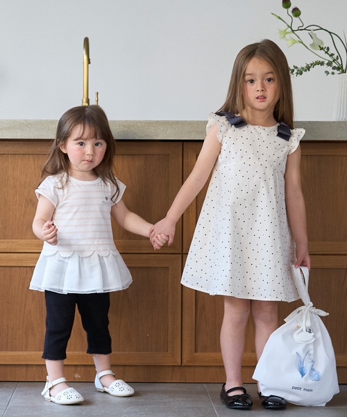 petit main(プティマイン)の「15th girls merci bag(アンサンブル・キッズ・カラフル・90cm)」の2枚目の写真
