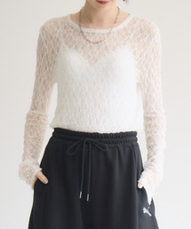 cloche ストレッチレーストップス