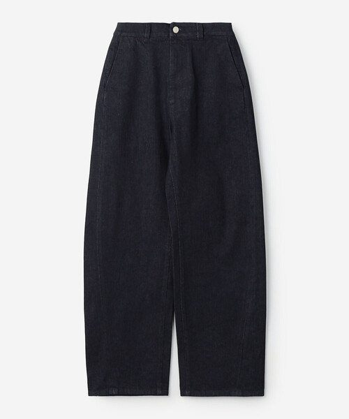 ORCIVAL(オーシバル)の「ORCIVAL | デニム ワイドカーブパンツ INDIGO WOMEN(デニムパンツ・レディース・ダークインディゴブルー・1/2)」の3枚目の写真