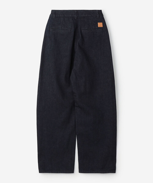 ORCIVAL(オーシバル)の「ORCIVAL | デニム ワイドカーブパンツ INDIGO WOMEN(デニムパンツ・レディース・ダークインディゴブルー・1/2)」の4枚目の写真