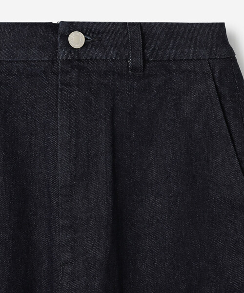 ORCIVAL(オーシバル)の「ORCIVAL | デニム ワイドカーブパンツ INDIGO WOMEN(デニムパンツ・レディース・ダークインディゴブルー・1/2)」の5枚目の写真
