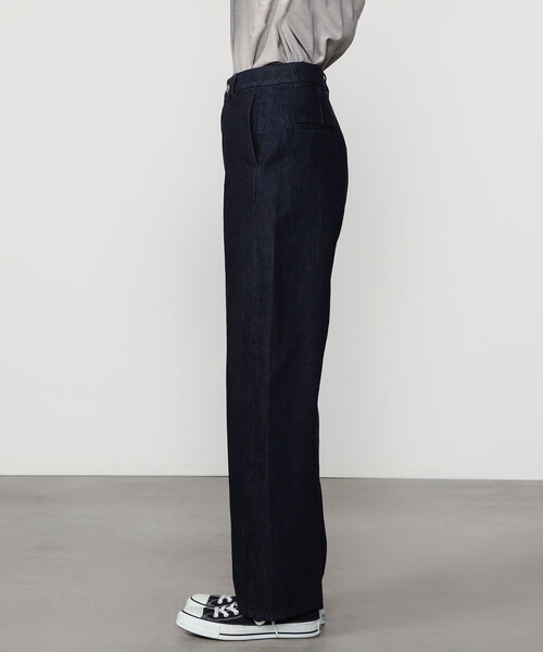 ORCIVAL(オーシバル)の「ORCIVAL | デニム ワイドカーブパンツ INDIGO WOMEN(デニムパンツ・レディース・ダークインディゴブルー・1/2)」の11枚目の写真