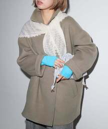 《シリーズあり/追加》souple wool ダブルフェイスミドルコート