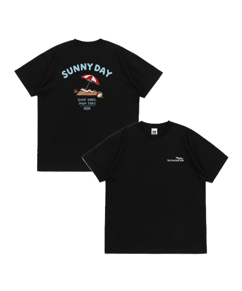 NET SOCIAL CLUB(ネットソーシャルクラブ)の「終末の蛇 サニーデイ ネットソーシャル 半袖Tシャツ (ブラック)(Tシャツ/カットソー・レディース・その他・LARGE/MEDIUM/SMALL/X-LARGE)」の1枚目の写真