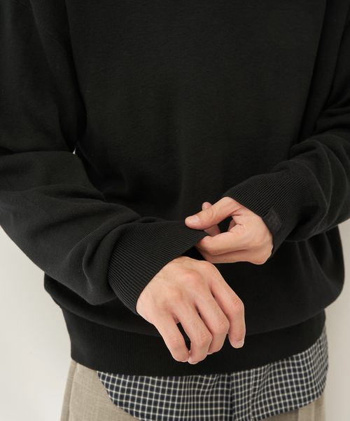 B.C STOCK（ベーセーストック）の「SILK MIX CREW NECK PULLOVER（ニット/セーター・メンズ・ブラック/グレー/ホワイト系その他/ブルー系その他・MEDIUM/LARGE/X-LARGE）」の13枚目の写真