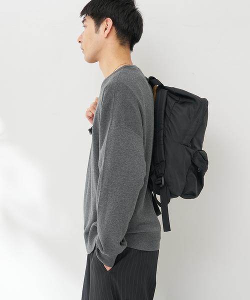 B.C STOCK（ベーセーストック）の「SILK MIX CREW NECK PULLOVER（ニット/セーター・メンズ・ブラック/グレー/ホワイト系その他/ブルー系その他・MEDIUM/LARGE/X-LARGE）」の19枚目の写真
