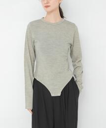 URBAN RESEARCH | new basic　WASHABLE WOOL CONTOUR TOP(Tシャツ/カットソー)