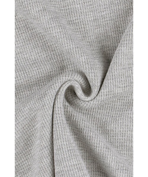 ALEXIA STAM(アリシアスタン)の「Waffle Henley Top /ワッフルヘンリーネックトップス(Tシャツ/カットソー・レディース・ホワイト/チャコールグレー/グレー・FREE)」の20枚目の写真