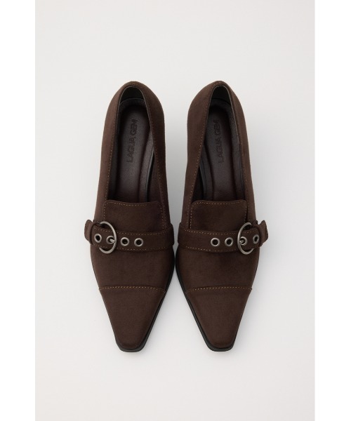 LAGUA GEM（ラグアジェム）の「BELTED SUEDE LIKE パンプス（パンプス・レディース・ブラウン/ベージュ・LARGE/SMALL/MEDIUM）」の5枚目の写真