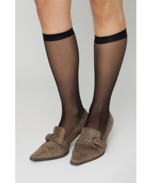 LAGUA GEM（ラグアジェム）の「BELTED SUEDE LIKE パンプス（パンプス・レディース・ブラウン/ベージュ・LARGE/SMALL/MEDIUM）」の19枚目の写真