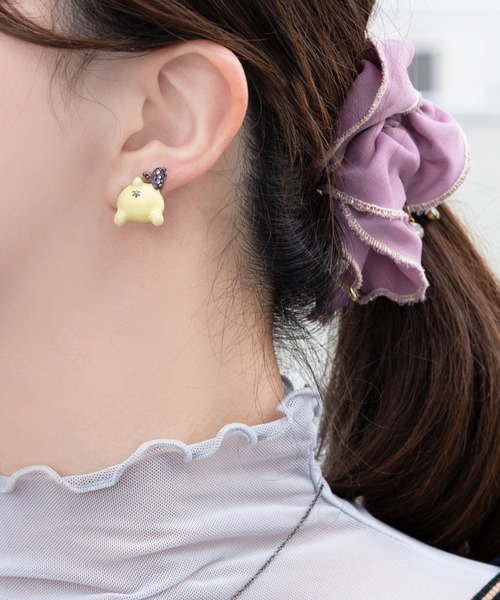 ANNA SUI(アナスイ)の「ANNA SUI×POMPOMPURIN ピアス(ピアス(両耳用)・レディース・イエロー・ONE SIZE)」の9枚目の写真