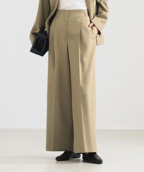 Demi-Luxe BEAMS(デミルクス ビームス)の「プレシャス ハイウエスト パンツ(その他パンツ・レディース・カーキ/ホワイト系その他5・36/38)」の2枚目の写真