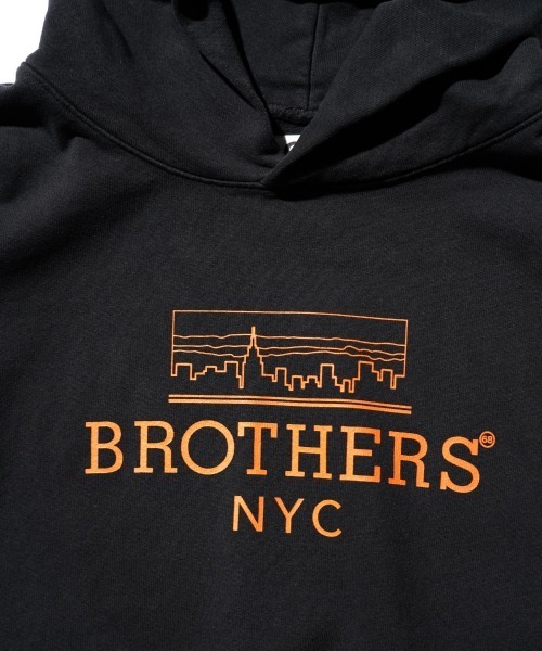 68&brothers(シックスティエイトアンドブラザーズ)の「68&BROTHERS / HE LOGO PULLOVER SWEAT HOODIE(パーカー・メンズ・ブラック/ダークブラウン/キャメル・MEDIUM/LARGE/X-LARGE)」の9枚目の写真