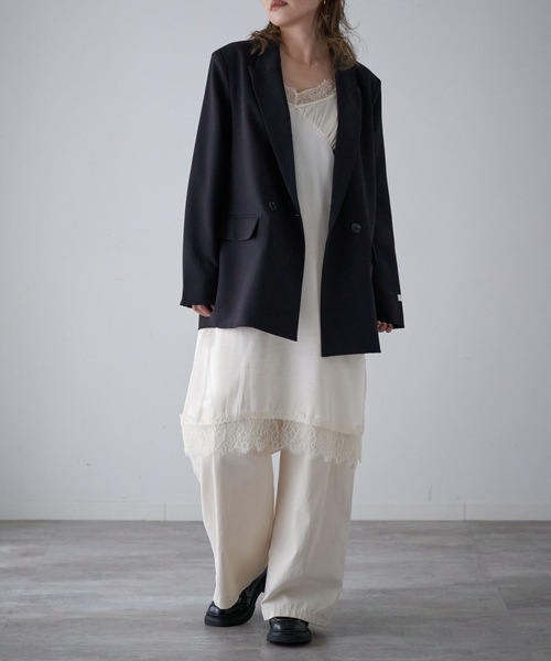 model：163cm. 着用サイズ：FREE