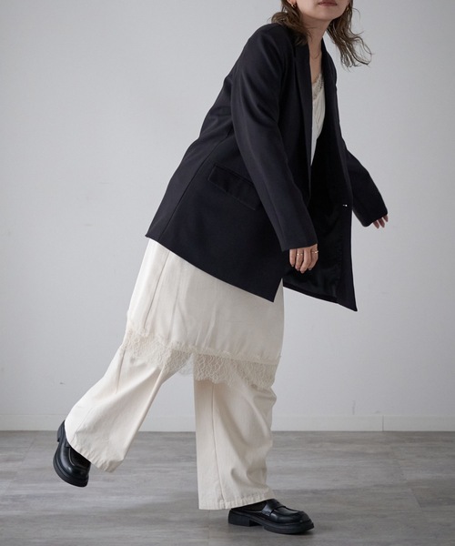 model：163cm. 着用サイズ：FREE