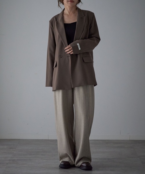 model：163cm. 着用サイズ：FREE