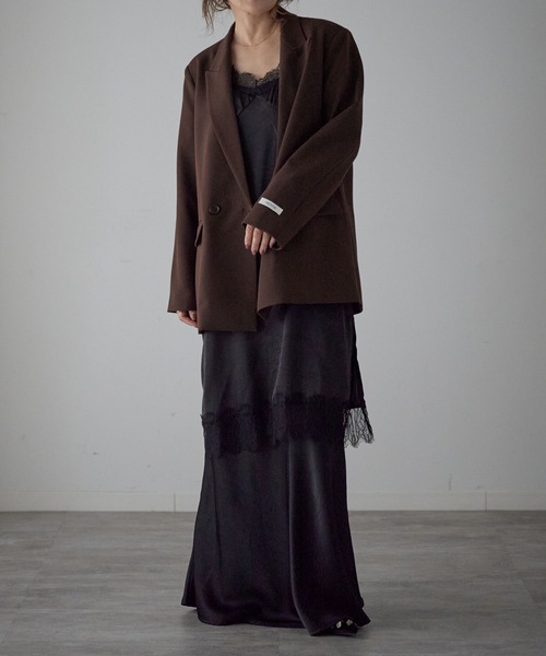 model：163cm. 着用サイズ：FREE