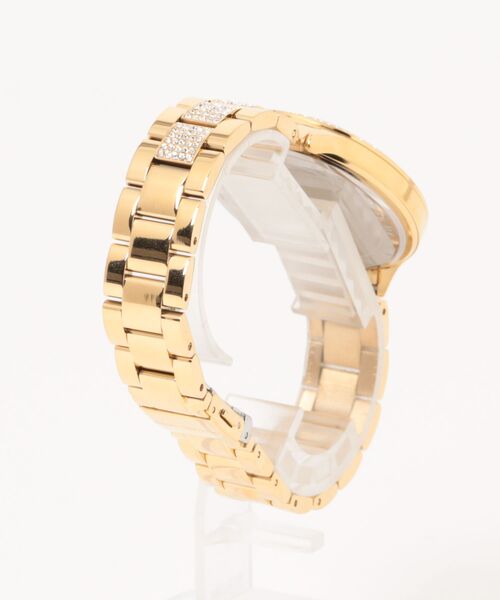 MICHAEL KORS(マイケルコース)の「SLIM RUNWAY 38MM ALL OVER GLITZ ウォッチ(アナログ腕時計・レディース・ゴールド・FREE)」の2枚目の写真