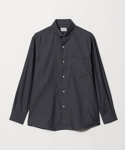 green label relaxing(グリーンレーベルリラクシング)の「エブリット コットン ソリッド リラックス スナップ ボタンダウン シャツ -イージーアイロン-(シャツ/ブラウス・メンズ・ホワイト/ネイビー・M/S/XL/L)」の2枚目の写真