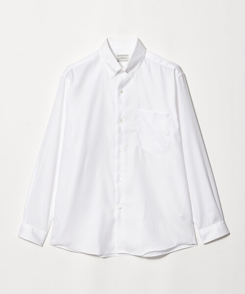 green label relaxing(グリーンレーベルリラクシング)の「エブリット コットン ソリッド リラックス スナップ ボタンダウン シャツ -イージーアイロン-(シャツ/ブラウス・メンズ・ホワイト/ネイビー・M/S/XL/L)」の1枚目の写真