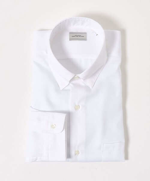 green label relaxing(グリーンレーベルリラクシング)の「エブリット コットン ソリッド リラックス スナップ ボタンダウン シャツ -イージーアイロン-(シャツ/ブラウス・メンズ・ホワイト/ネイビー・M/S/XL/L)」の3枚目の写真