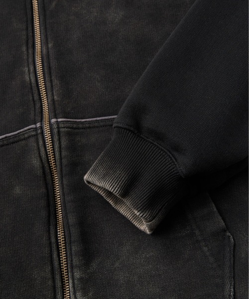 MMIC（エムエムアイシー）の「【MMIC】SHADE LAYER ZIP-UP HOODIE / 【エムエムアイシー】シェ－ドレイヤージップアップフーディー（パーカー・メンズ・ブラック・L/M）」の9枚目の写真