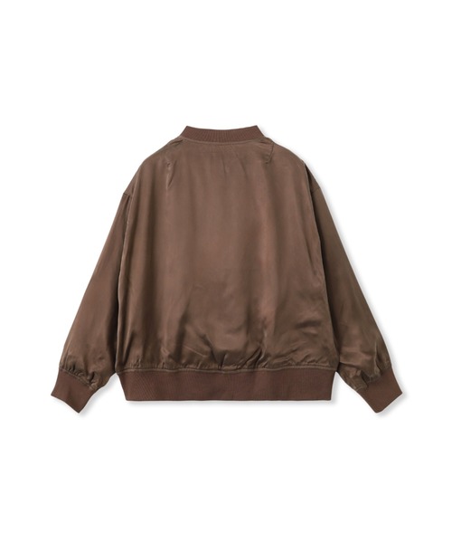Droite lautreamont(ドロワットロートレアモン)の「キュプラブルゾン(ブルゾン・レディース・ブラウン/ブラック・M)」の8枚目の写真