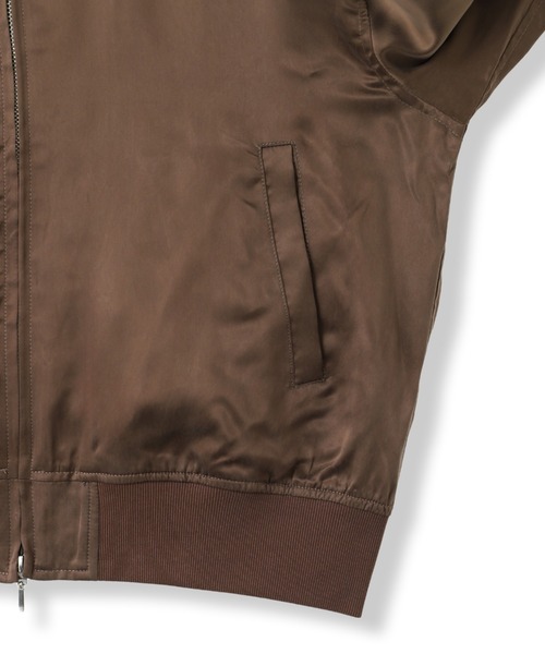 Droite lautreamont(ドロワットロートレアモン)の「キュプラブルゾン(ブルゾン・レディース・ブラウン/ブラック・M)」の11枚目の写真