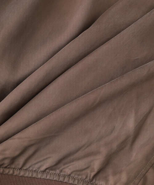 Droite lautreamont(ドロワットロートレアモン)の「キュプラブルゾン(ブルゾン・レディース・ブラウン/ブラック・M)」の12枚目の写真