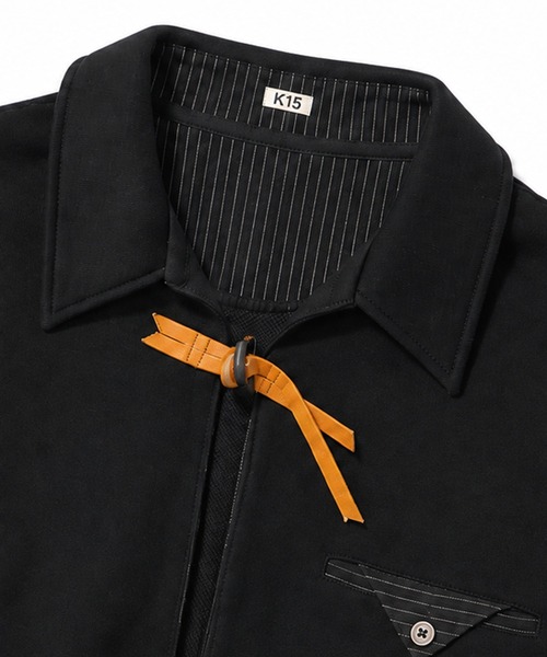 KHOKI(コッキ)の「【KHOKI】Skipper sweatshirt(スウェット・メンズ・ブラック/ライトグレー・2/3)」の4枚目の写真