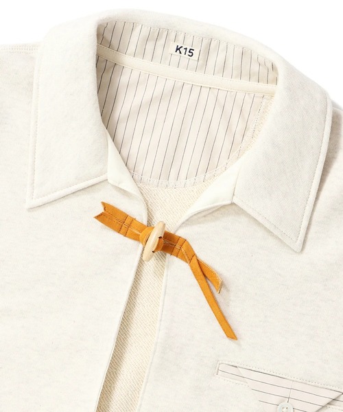 KHOKI(コッキ)の「【KHOKI】Skipper sweatshirt(スウェット・メンズ・ブラック/ライトグレー・2/3)」の6枚目の写真