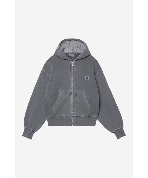 Carhartt WIP(カーハートダブリューアイピー)の「W' Hooded Nelson Jacket(パーカー・レディース・グレー系その他・MEDIUM/LARGE/SMALL)」の1枚目の写真
