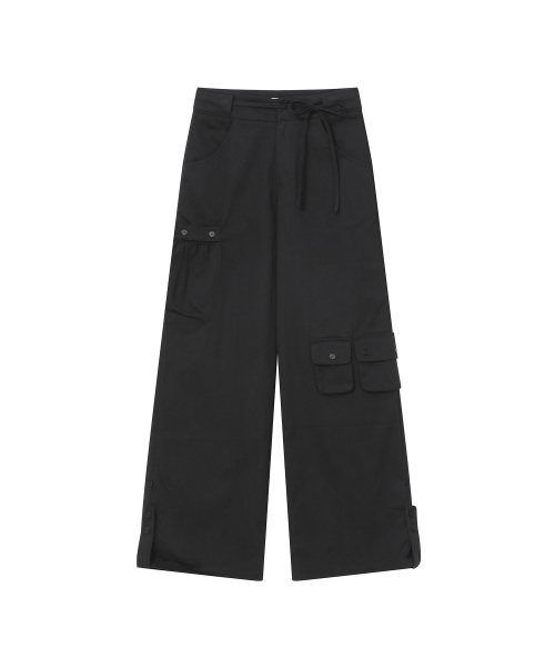 Miseki SEOUL(ミセキソウル)の「Shirring pocket wide pants BLACK(その他パンツ・レディース・その他・1/2)」の1枚目の写真