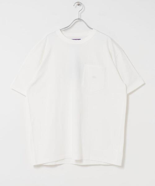 THE NORTH FACE PURPLE LABEL(ザ ノースフェイス パープルレーベル)の「THE NORTH FACE PURPLE LABEL 8OZ FIELD POCKET T-SHIRTS(Tシャツ/カットソー・メンズ・オフホワイト・LARGE)」の2枚目の写真