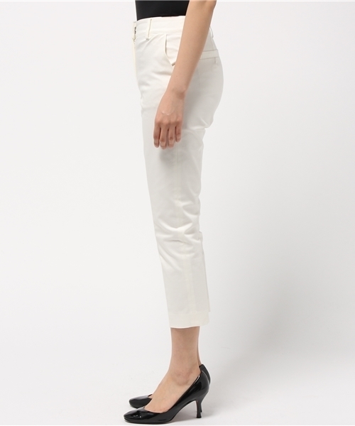N.(N. Natural Beauty Basic)(エヌエヌナチュラルビューティーベーシック)の「コットンギャバセンタープレスパンツ(その他パンツ・レディース・ホワイト/ベージュ/ネイビー・SMALL/MEDIUM)」の5枚目の写真