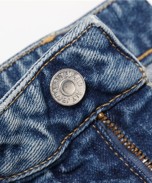 SLY（スライ）の「HARRY JW ANKLE SLIM-B（デニムパンツ・レディース・ブルー・24inch/23inch/27inch/26inch/25inch）」の13枚目の写真