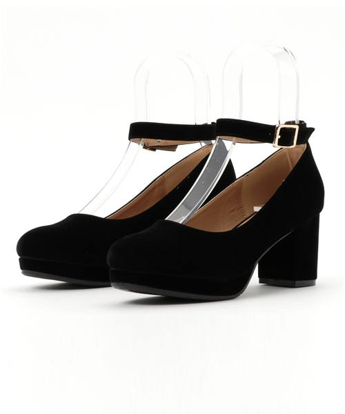 WEGO（ウィゴー）の「WEGO/ストラップパンプス（パンプス・レディース・ブラック/グレー/キャメル/ピンク/ワイン/ブラウン・MEDIUM/LARGE）」の14枚目の写真