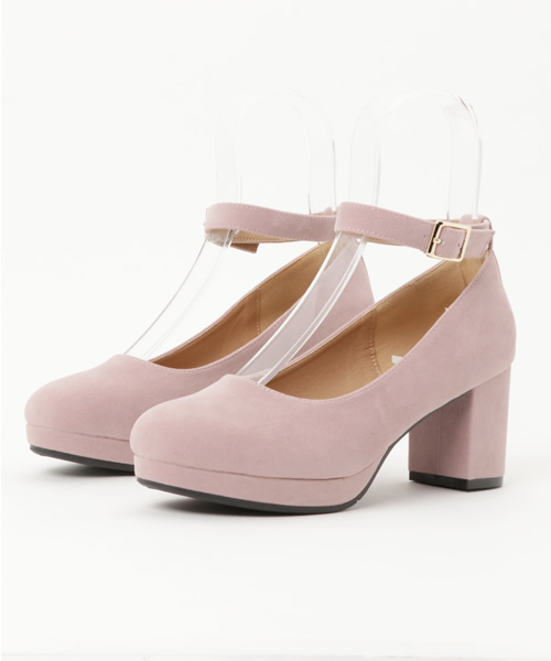 WEGO（ウィゴー）の「WEGO/ストラップパンプス（パンプス・レディース・ブラック/グレー/キャメル/ピンク/ワイン/ブラウン・MEDIUM/LARGE）」の8枚目の写真