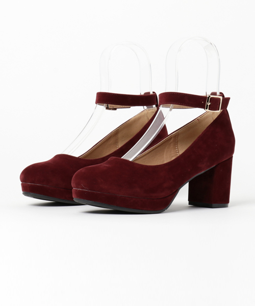 WEGO（ウィゴー）の「WEGO/ストラップパンプス（パンプス・レディース・ブラック/グレー/キャメル/ピンク/ワイン/ブラウン・MEDIUM/LARGE）」の9枚目の写真