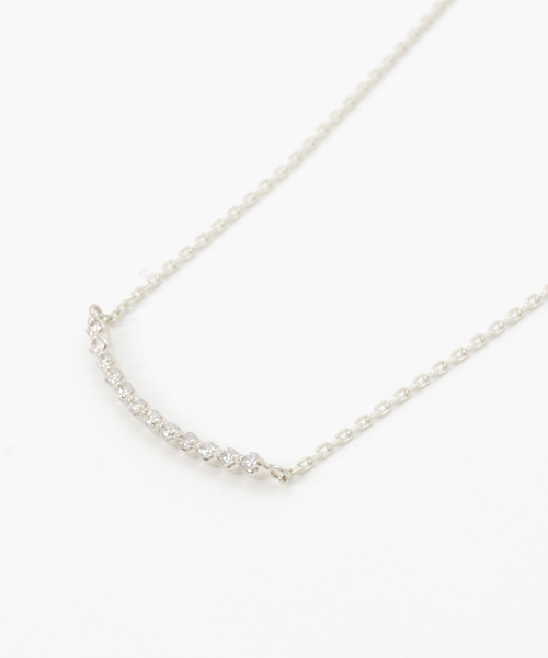 agete(アガット)の「K10ネックレス(ネックレス・レディース・シャンパン・FREE)」の3枚目の写真