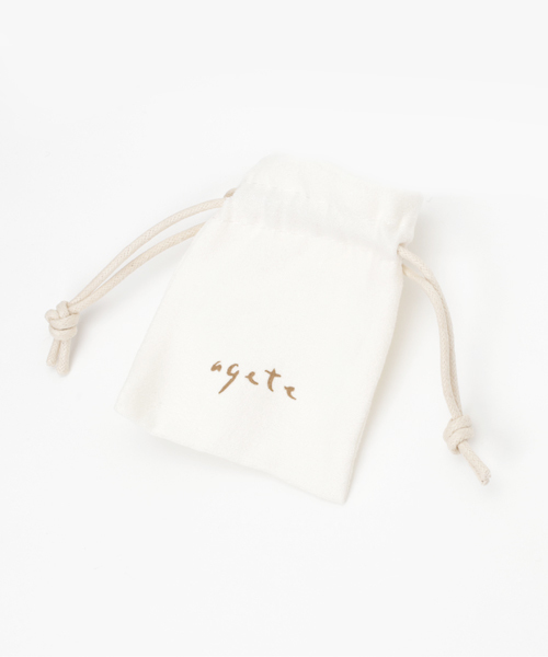 agete(アガット)の「K10ネックレス(ネックレス・レディース・シャンパン・FREE)」の5枚目の写真