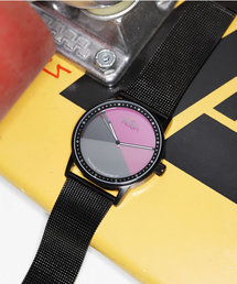 noon | kaleidoscope Mesh IP BLACK-【UNISEX】(アナログ腕時計)