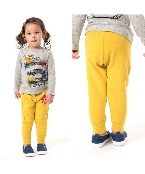 BREEZE(ブリーズ)の「ネット限定 カレッジロゴカットパンツ(9分丈)(その他パンツ・キッズ・マスタード/ネイビー/グレー・140/100/120/95/80/90/110/130)」の5枚目の写真