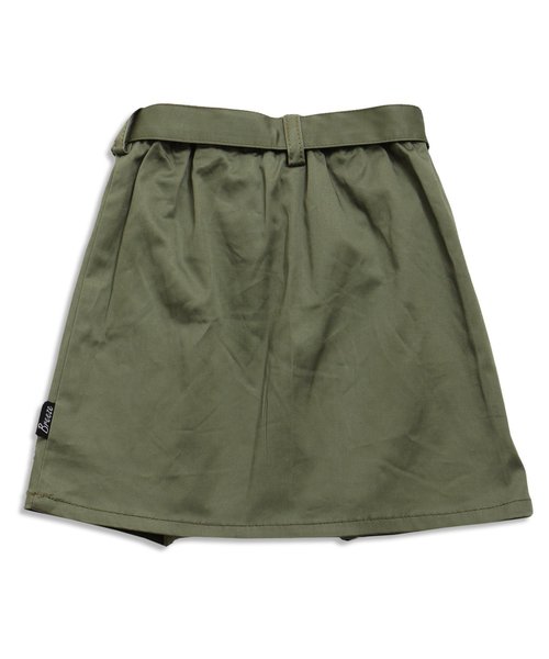 BREEZE（ブリーズ）の「リボンベルトタックスカート（スカート・キッズ・カーキ/ピンク・130/110/120/100/90/80/140）」の5枚目の写真