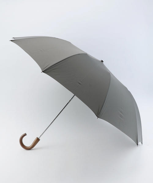 FOX UMBRELLAS（フォックスアンブレラズ）の「FOX UMBRELLAS: メイプルハンドル 折りたたみ傘（折りたたみ傘・メンズ・ブラック/ネイビー/チャコールグレー/グリーン/カーキ・ONE SIZE）」の3枚目の写真