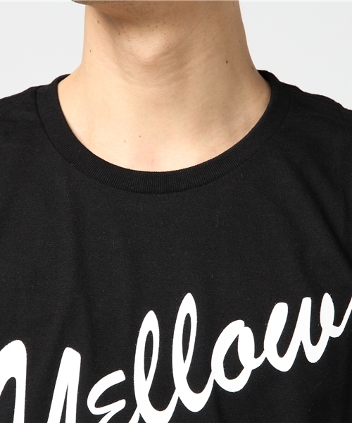 YELLOW RUBY（イエロールビー）の「Yellow s/s Long Tee / ロングシルエット（Tシャツ/カットソー・メンズ・ホワイト/ブラック/ミックスグレー・MEDIUM/LARGE）」の6枚目の写真