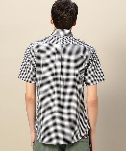 BEAUTY&YOUTH UNITED ARROWS(ビューティーアンドユースユナイテッドアローズ)の「BY オックス ギンガムチェック ショートスリーブ シャツ ◆(シャツ/ブラウス・メンズ・ネイビー/ブラック・SMALL/LARGE/X-SMALL/MEDIUM/X-LARGE)」の7枚目の写真