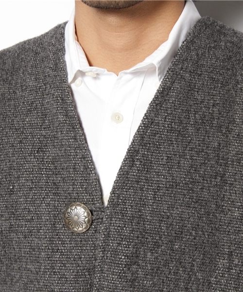 最終値下げ希少BEAMS PLUS×センチネラ　別注チマヨベスト　インディゴ染め BEAMS PLUS（ビームスプラス）の「CENTINELA×BEAMS PLUS / 別注