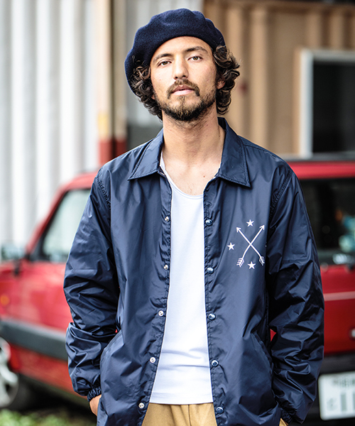 Mighty Shine（マイティシャイン）の「mko5731-CAMBIO別注 Mighty Shine Wool Beret ベレー帽（ハンチング/ベレー帽・メンズ・ネイビー/ブラック・FREE）」の5枚目の写真